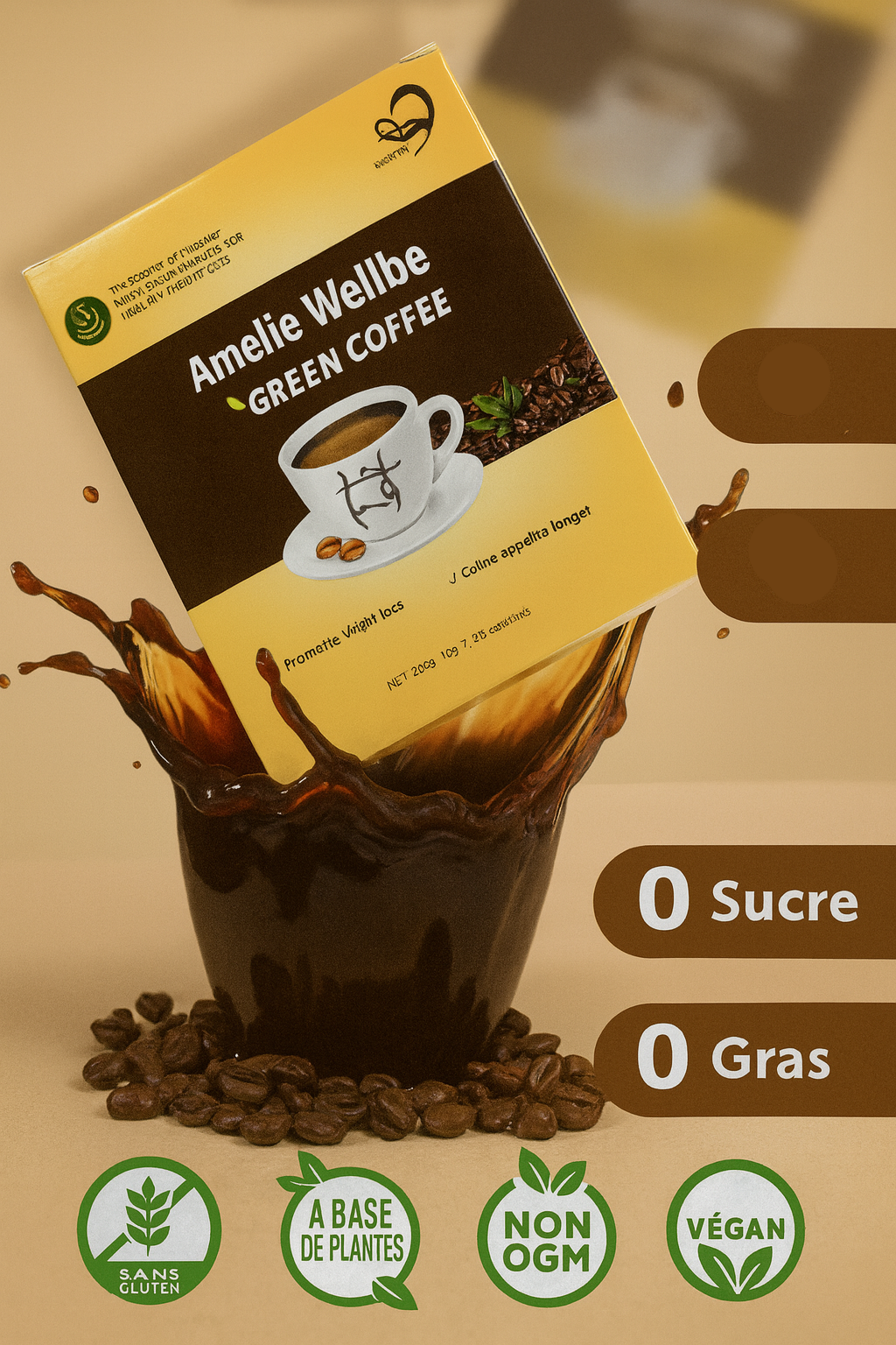 Café vert Amelie Wellbe